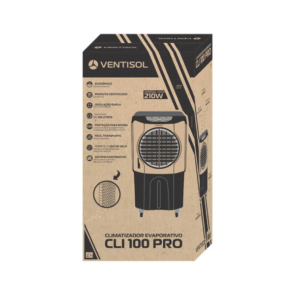 Climatizador CLI100 PRO CLI100PRO-01 100L 210W 127V - Image 4