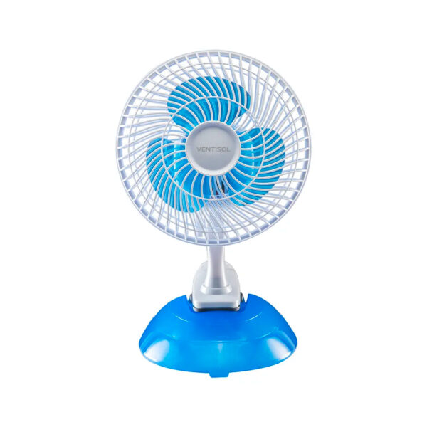 Micro Ventilador 20cm Branco/Azul 220V