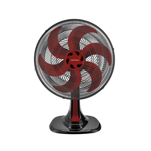 Ventilador de Mesa 40cm Vermelho127V