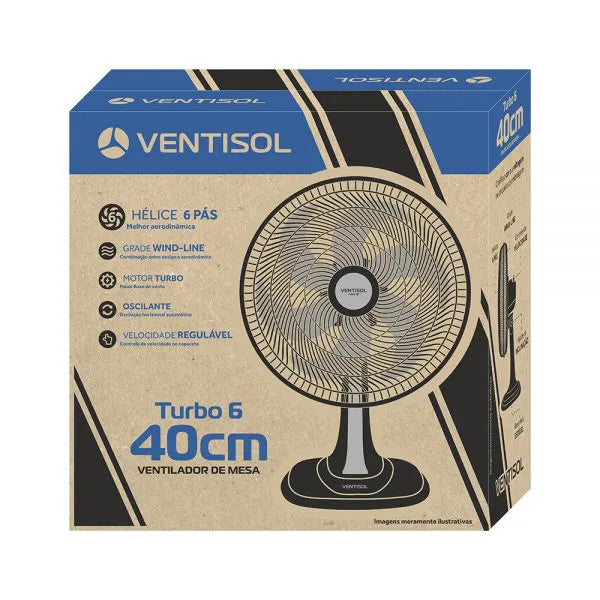 Ventilador de Mesa 40cm Azul 220V - Image 3