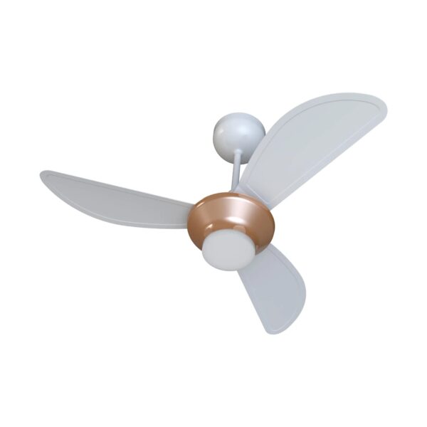 Ventilador de Teto Mistral Led Com Controle Inverter Bronze/Bco 127/220V - Image 2