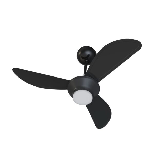 Ventilador de Teto Mistral Led Inverter Com Controle Preto 127/220V