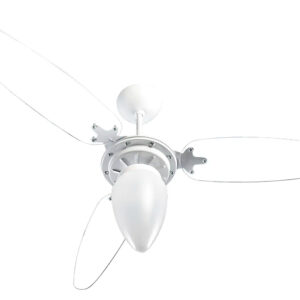 Ventilador de Teto Wind Transparente/Branco 220V