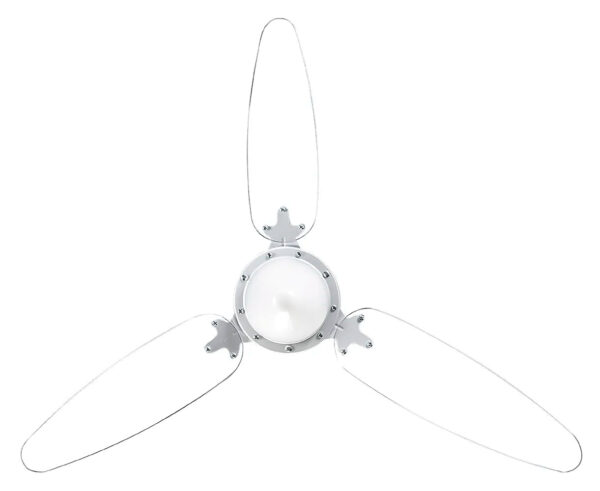 Ventilador de Teto Wind Transparente/Branco 220V - Image 2